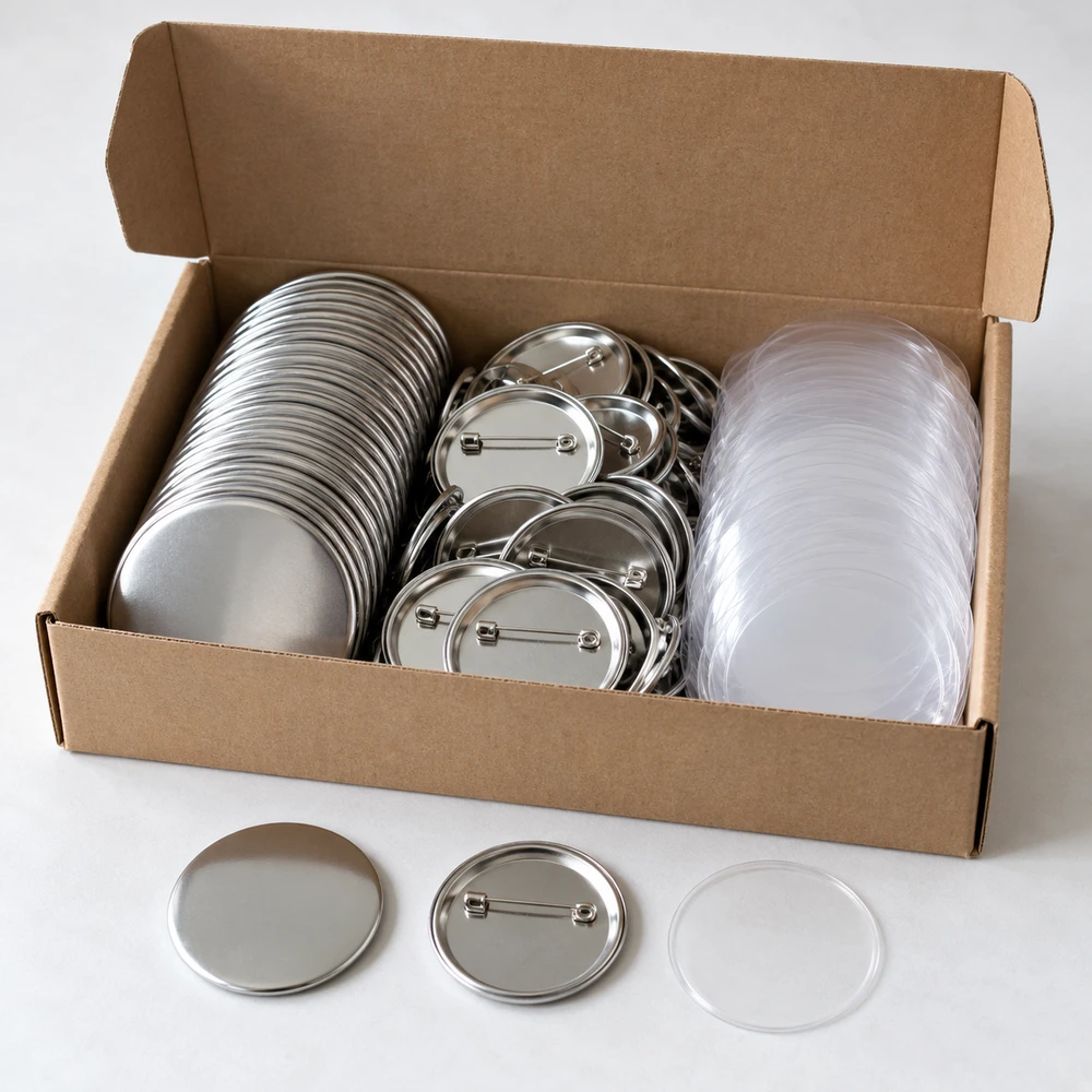 58 mm badge blanks